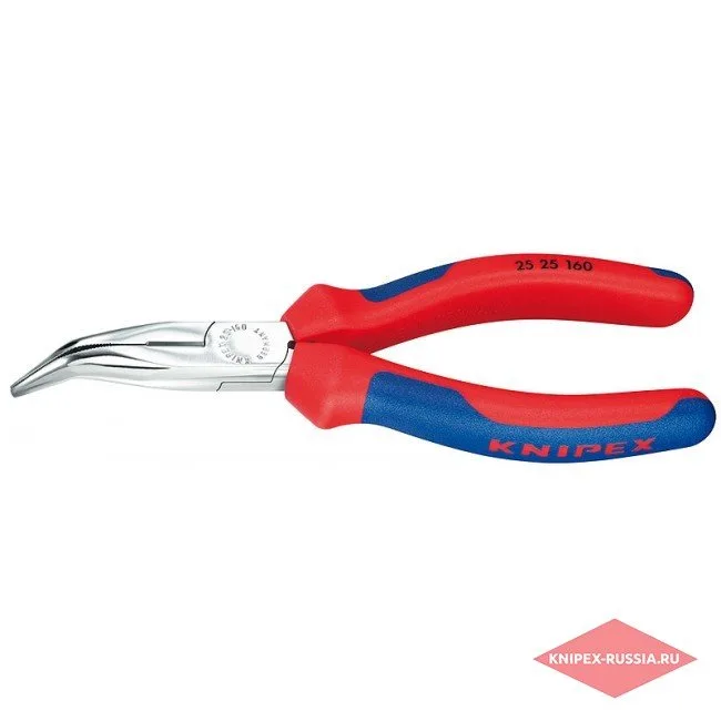 Плоские круглогубцы с режущими кромками Knipex KN-2525160 — фото производителя