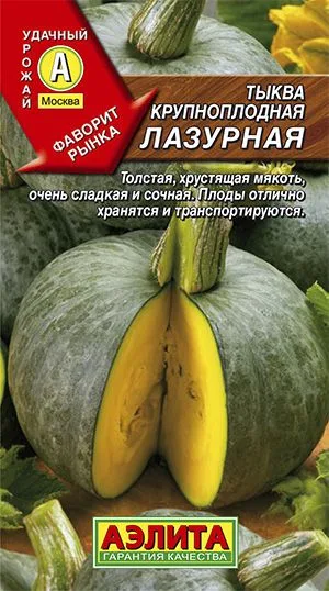Тыква крупноплодная Лазурная
