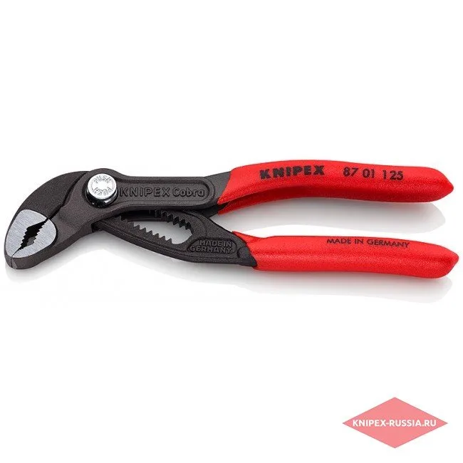Высокотехнологичные сантехнические клещи Cobra® Knipex KN-8701125 — фото производителя