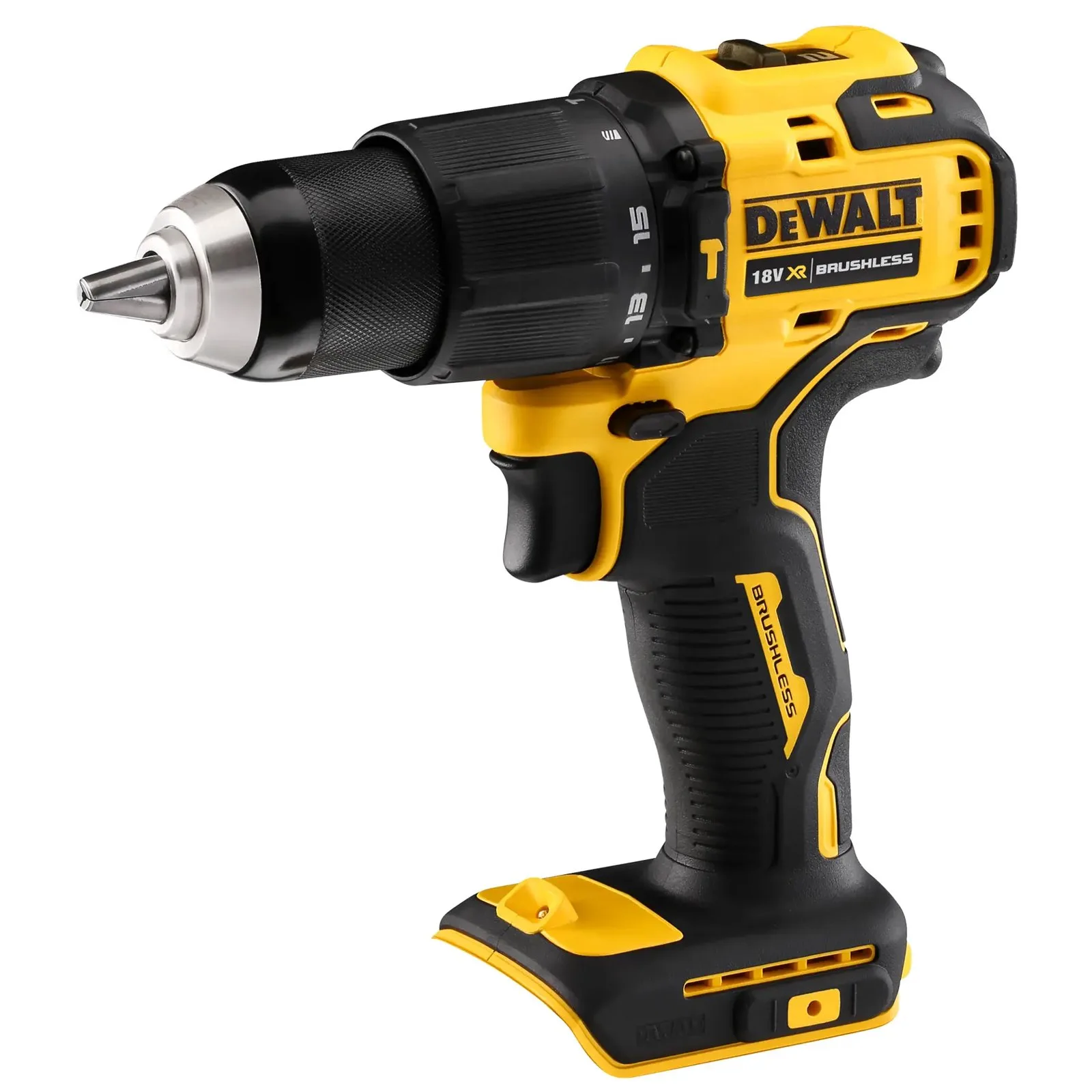 Аккумуляторная дрель-шуруповерт ударная DeWalt DCD709N-XJ — фото производителя