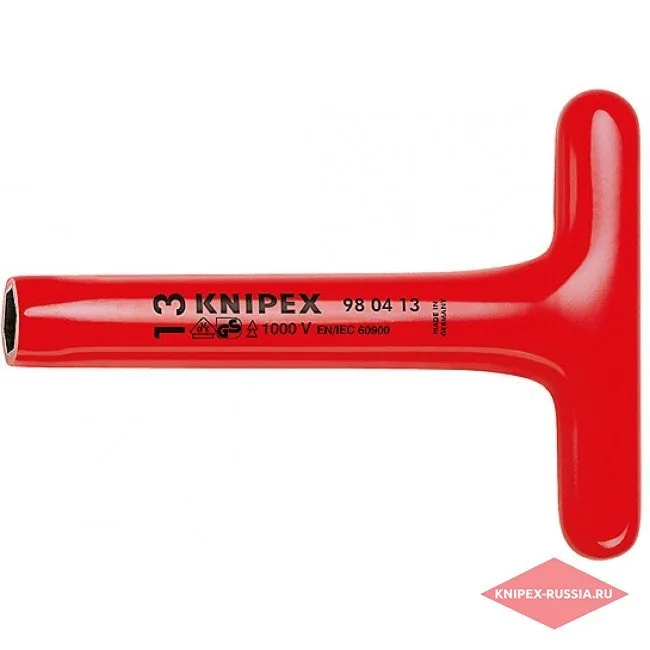Торцовый ключ с Т-образной ручкой Knipex KN-980410