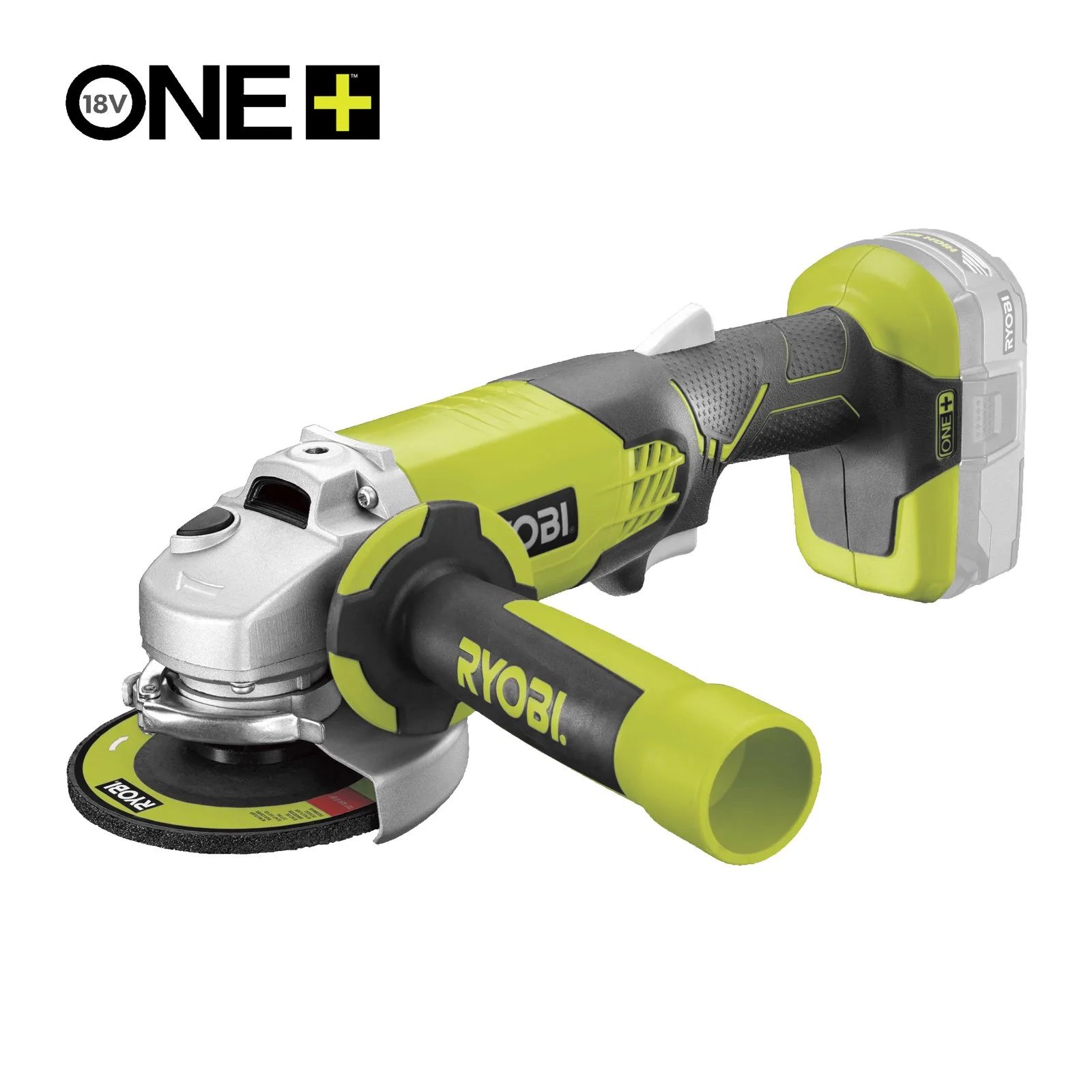 Аккумуляторная угловая шлифовальная машина Ryobi R18AG-0