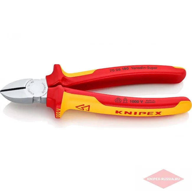 Бокорезы Knipex KN-7006180SB — фото производителя