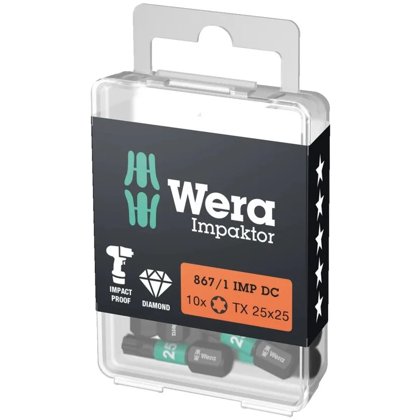 Насадки Wera 867/1 IMP DC TORX® DIY Impaktor — фото производителя