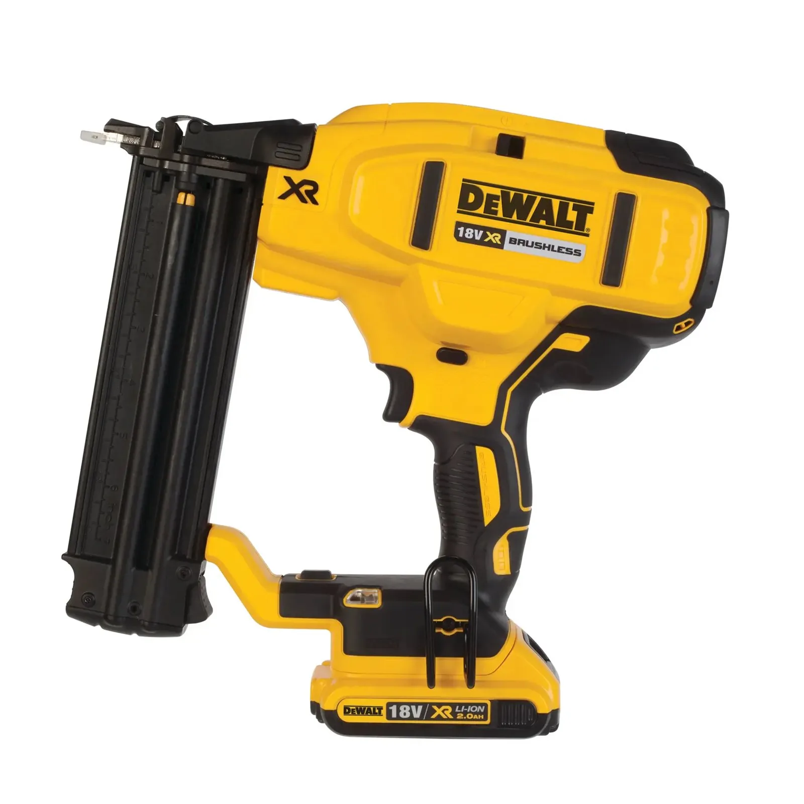Аккумуляторный гвоздезабивной пистолет DeWalt DCN680D2-GB — фото производителя