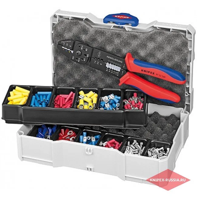 Набор кабельных наконечников для опрессовки Knipex KN-979025