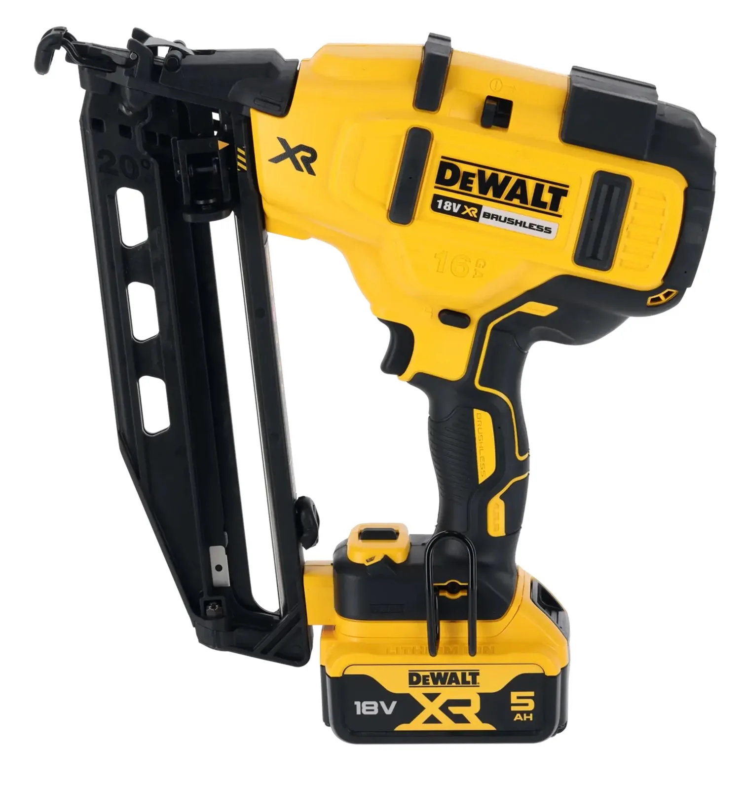 Аккумуляторный гвоздезабивной пистолет DeWalt DCN660P2-GB