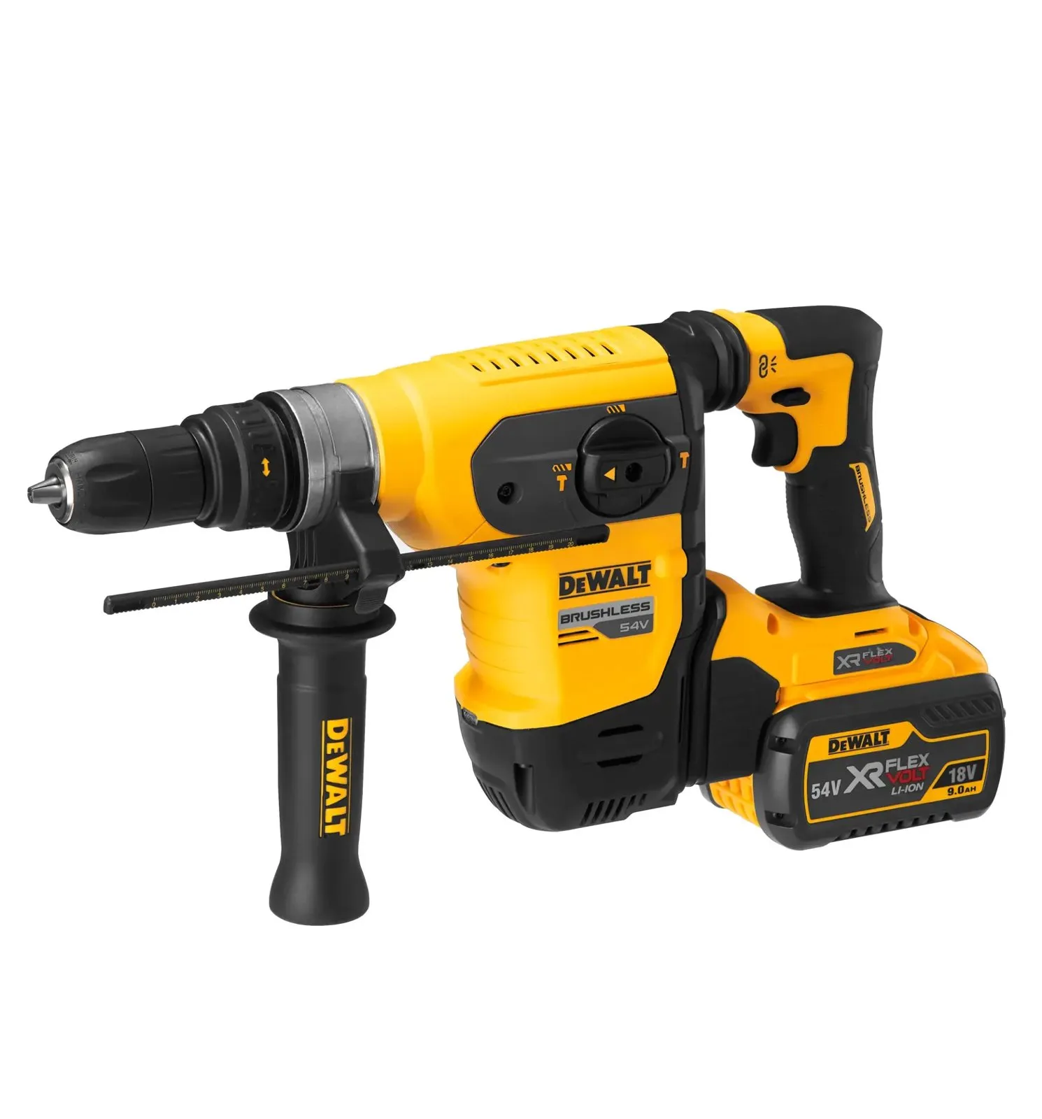 Аккумуляторный перфоратор DeWalt DCH417X2-GB — фото производителя