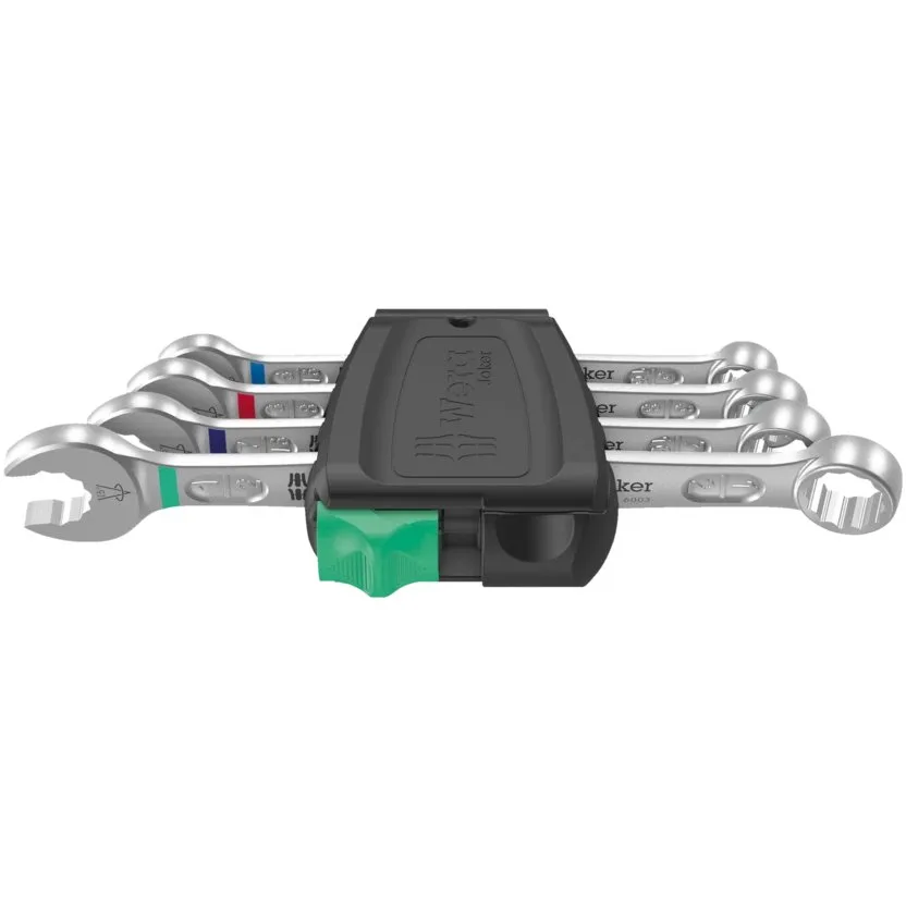 Набор комбинированных гаечных ключей, дюймовых Wera 6003 Joker 4 Set Imperial 1 — фото производителя