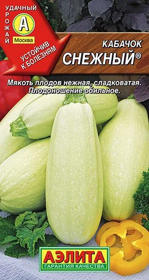 Кабачок белоплодный Снежный ®