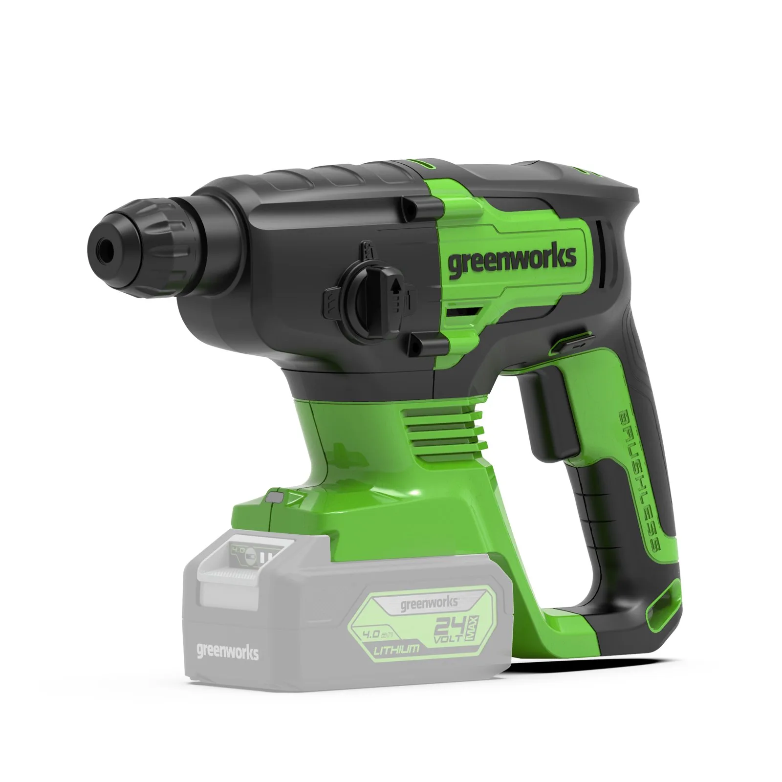 Аккумуляторный перфоратор Greenworks GD24SDS2