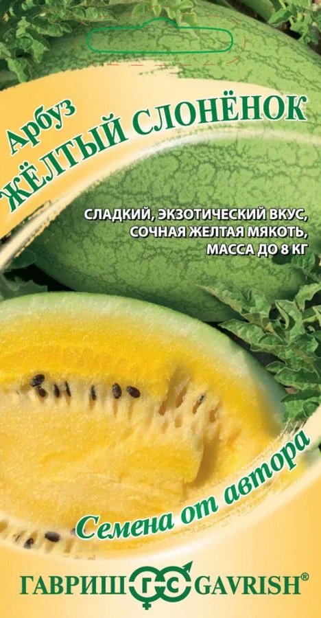 Арбуз Жёлтый слонёнок
