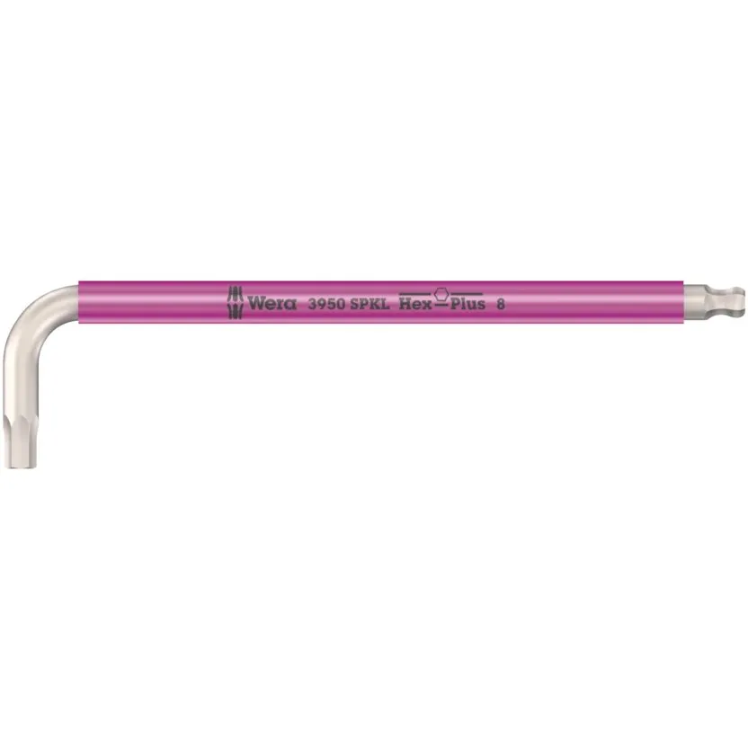 Шестигранный ключ Wera 3950 SPKL Multicolour Г-образный ключ, метрический, нержавеющая сталь