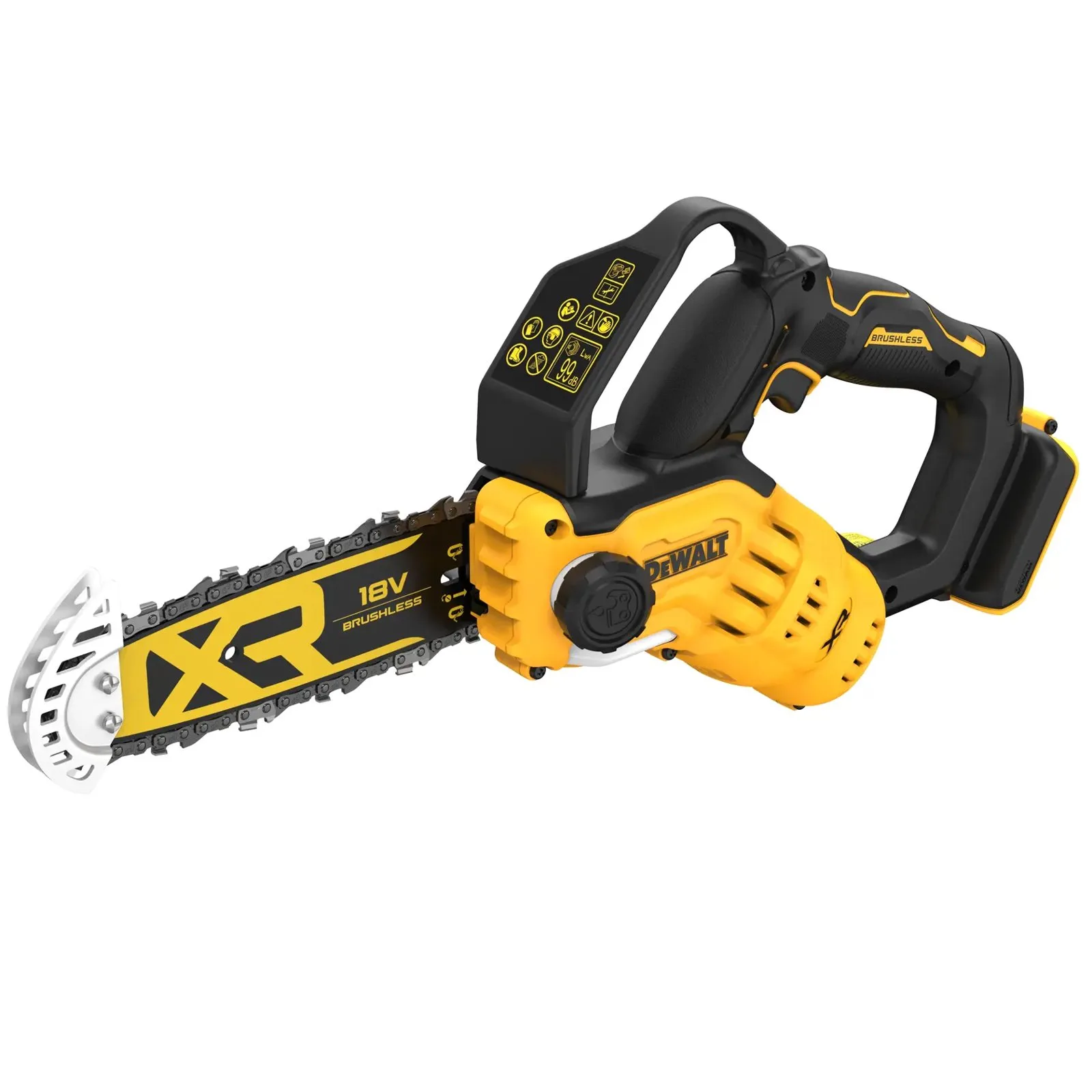 Аккумуляторная цепная пила DeWalt DCMPS520N-XJ — фото производителя