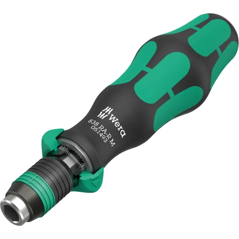 Бит Wera 838 RA-R M ручка-битодержатель с функцией трещотки, 1/4"