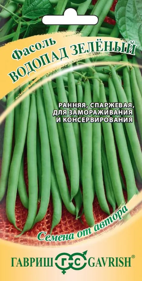 Фасоль спаржевая Водопад зеленый