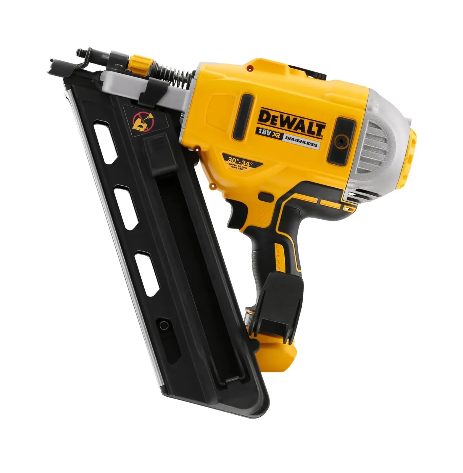 Аккумуляторный гвоздезабивной пистолет DeWalt DCN692N-XJ — фото производителя
