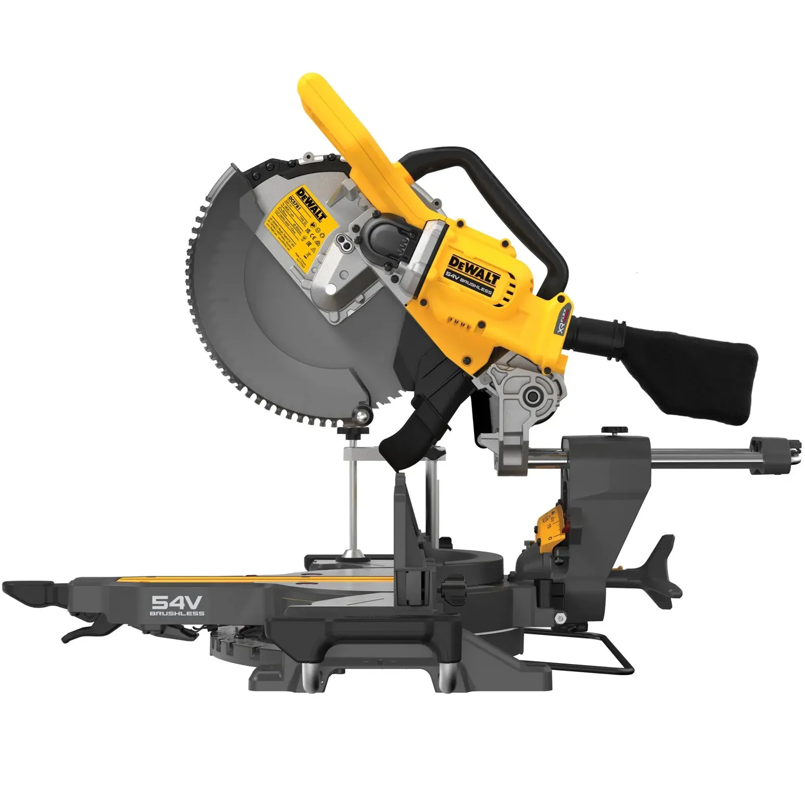 Аккумуляторная торцовочная пила DeWalt DCS781N-XJ — фото производителя