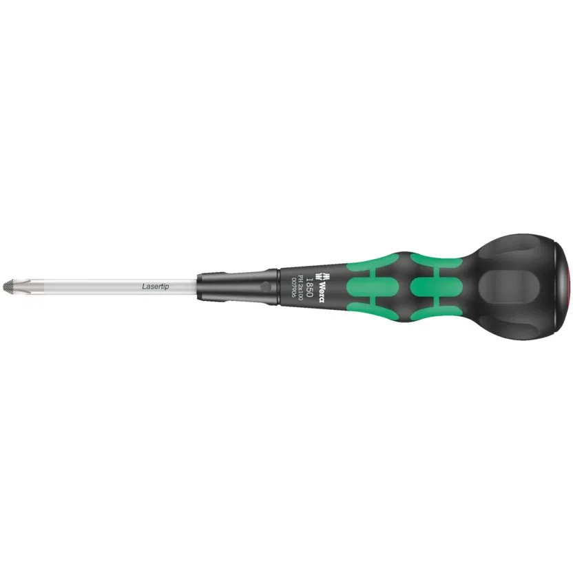 Крестовая отвёртка PH Kraftform Ball-Grip Wera 1850