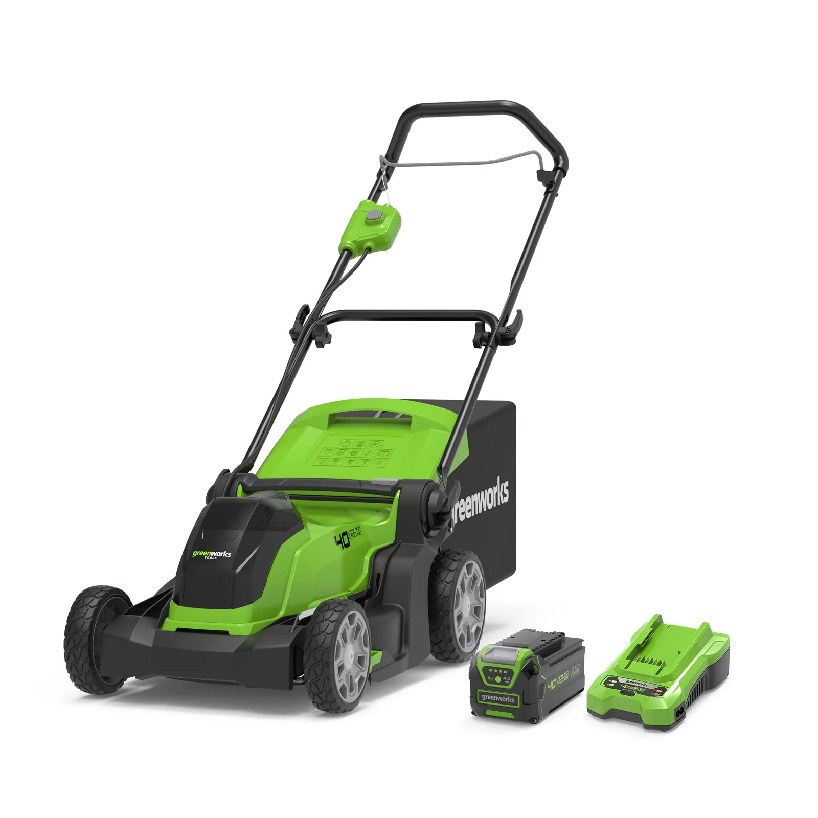 Газонокосилка Greenworks G40LM41K4