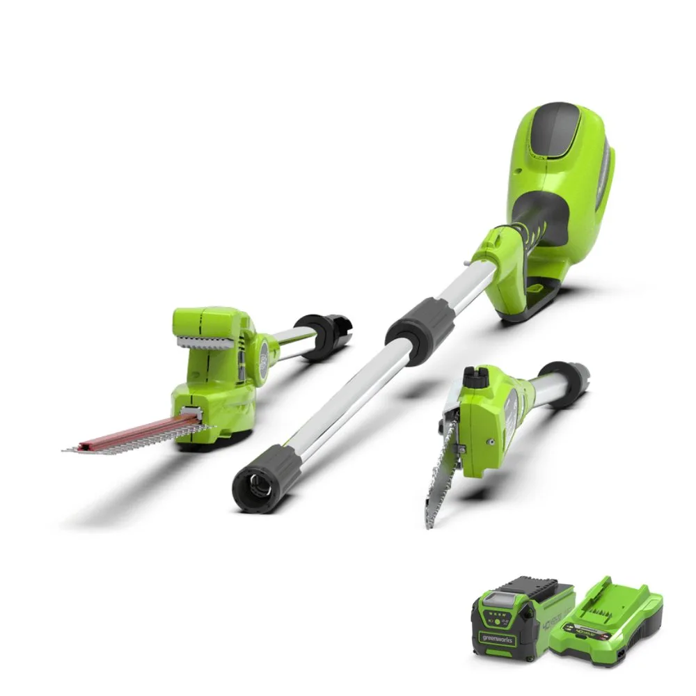Аккумуляторный высоторез Greenworks G40PSHK2