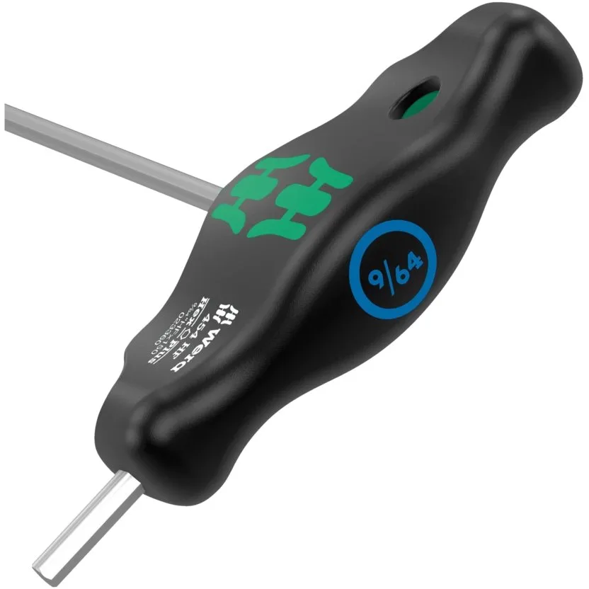 Шестигранная отвёртка с поперечной ручкой, Hex-Plus с фиксирующей функцией, дюймовая Wera 454 HF — фото производителя