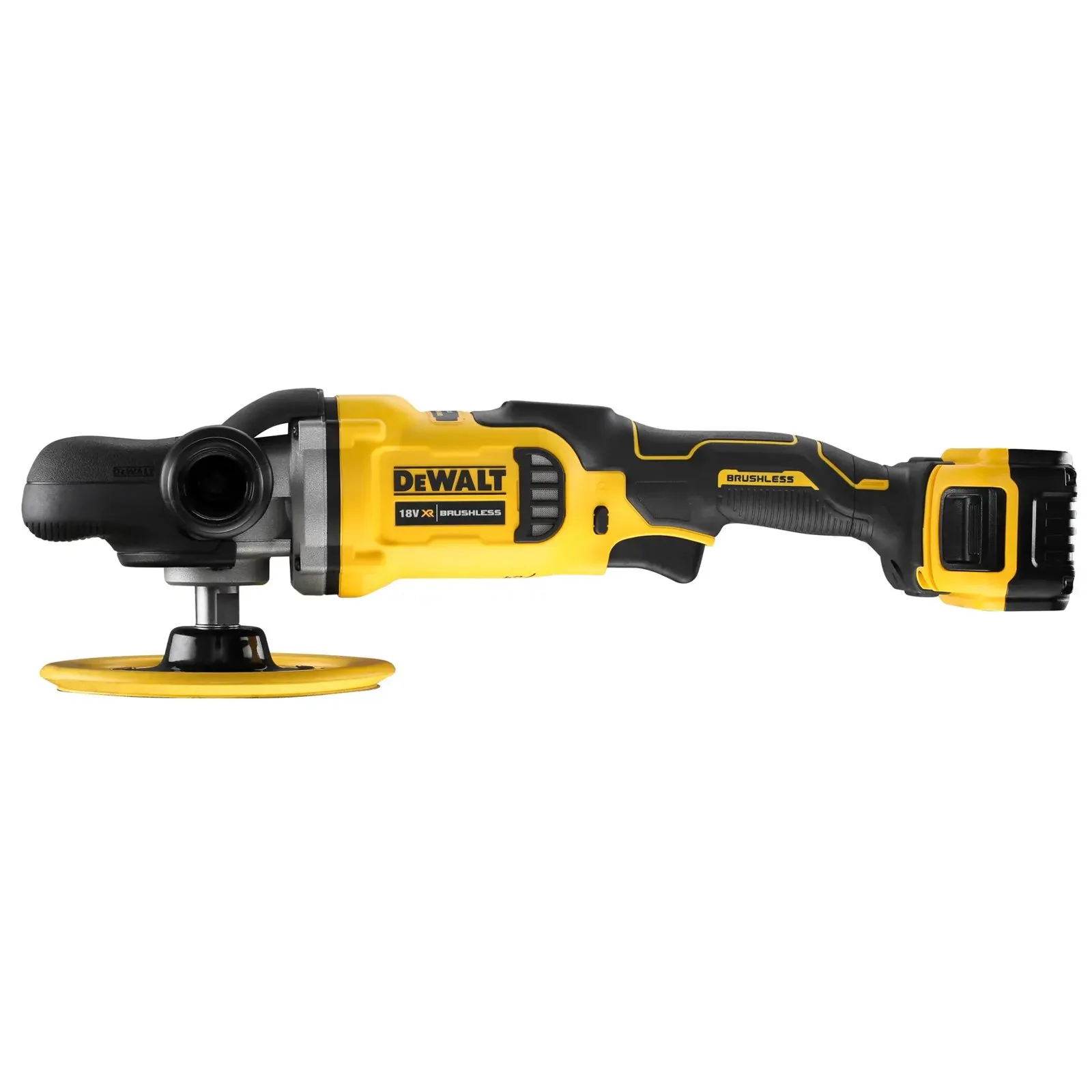 Аккумуляторная полировальная машина DeWalt DCM849P2-GB — фото производителя