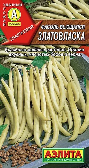 Фасоль вьющаяся Златовласка