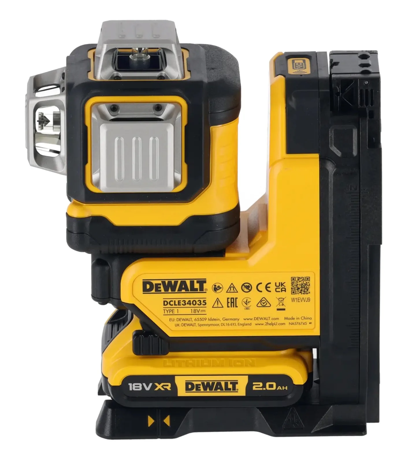Лазерный нивелир DeWalt DCLE34035D1-GB — фото производителя
