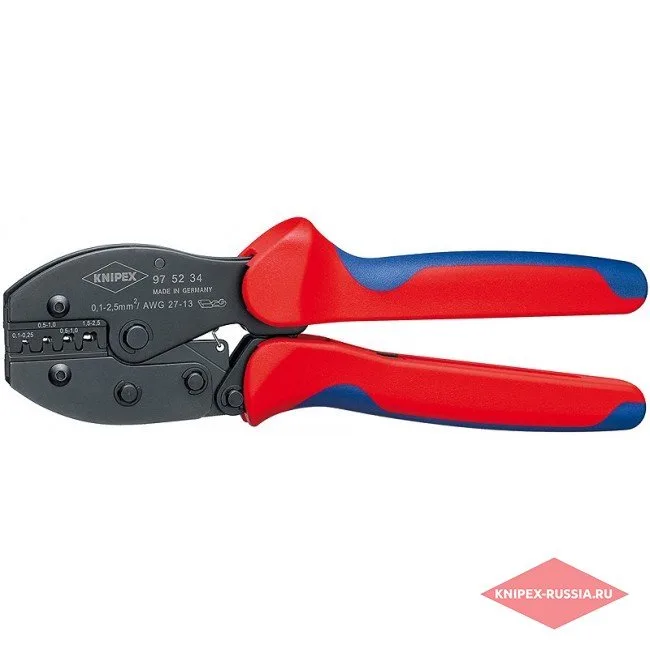 Клещи зажимные для опрессовки PreciForce Knipex KN-975234