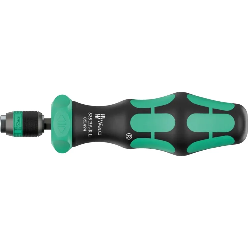 Бит Wera 838 RA-R L Pучка-битодержатель с трещоткой, 1/4"