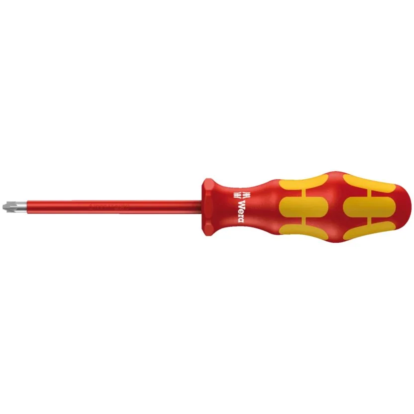 Изолированная отвертка для винтов PlusMinus (Pozidriv/шлиц) Wera 165 i PZ/S VDE