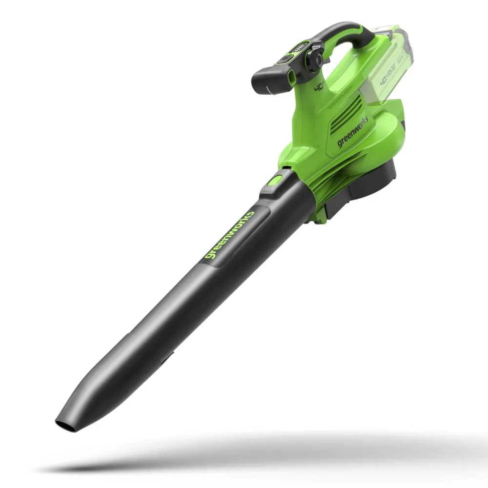Садовый пылесос-воздуходувка Greenworks GD40BVII — фото производителя
