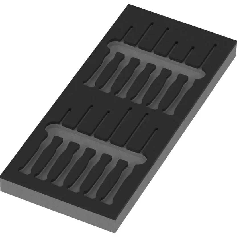 Ложемент для отверток Kraftform Micro Set 2, без инструментов Wera 9816