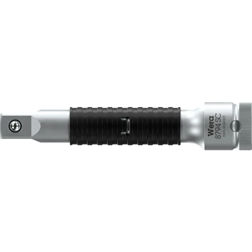 Удлинитель Zyklop с муфтой свободного хода, короткий, 1/2" Wera 8794 SC