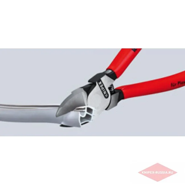 Кусачки боковые для пластмассы Knipex KN-7211160SB — фото производителя