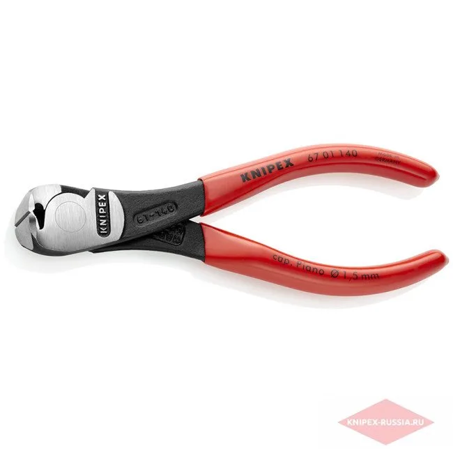 Кусачки торцевые особой мощности Knipex KN-6701140SB — фото производителя