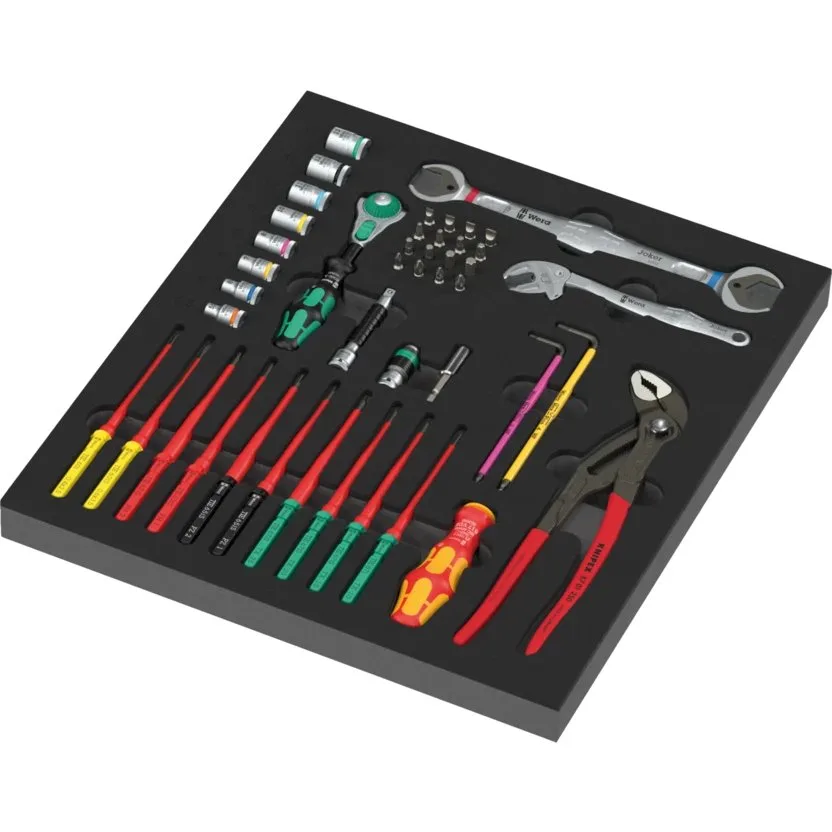 Ложемент Kraftform Kompakt Set 1 набор для технического обслуживания Wera 9753