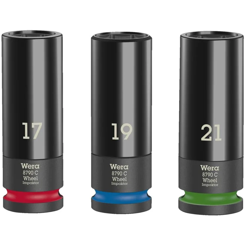 Набор торцовых головок, 1/2" Wera Wheel Impaktor C Set 1 — фото производителя