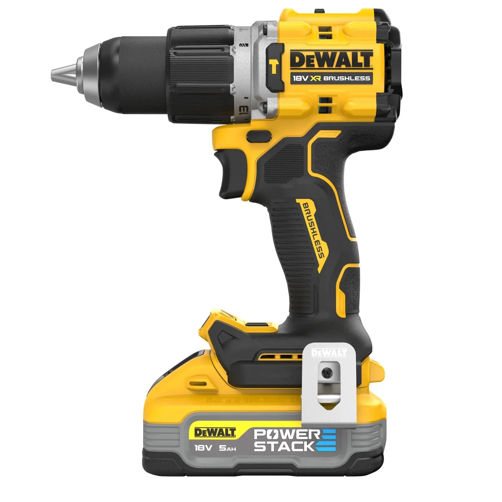Аккумуляторная дрель-шуруповерт DeWalt DCD805H2T-GB — фото производителя
