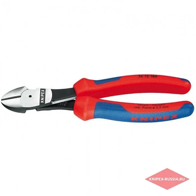 Кусачки боковые особой мощности Knipex KN-7412180 — фото производителя