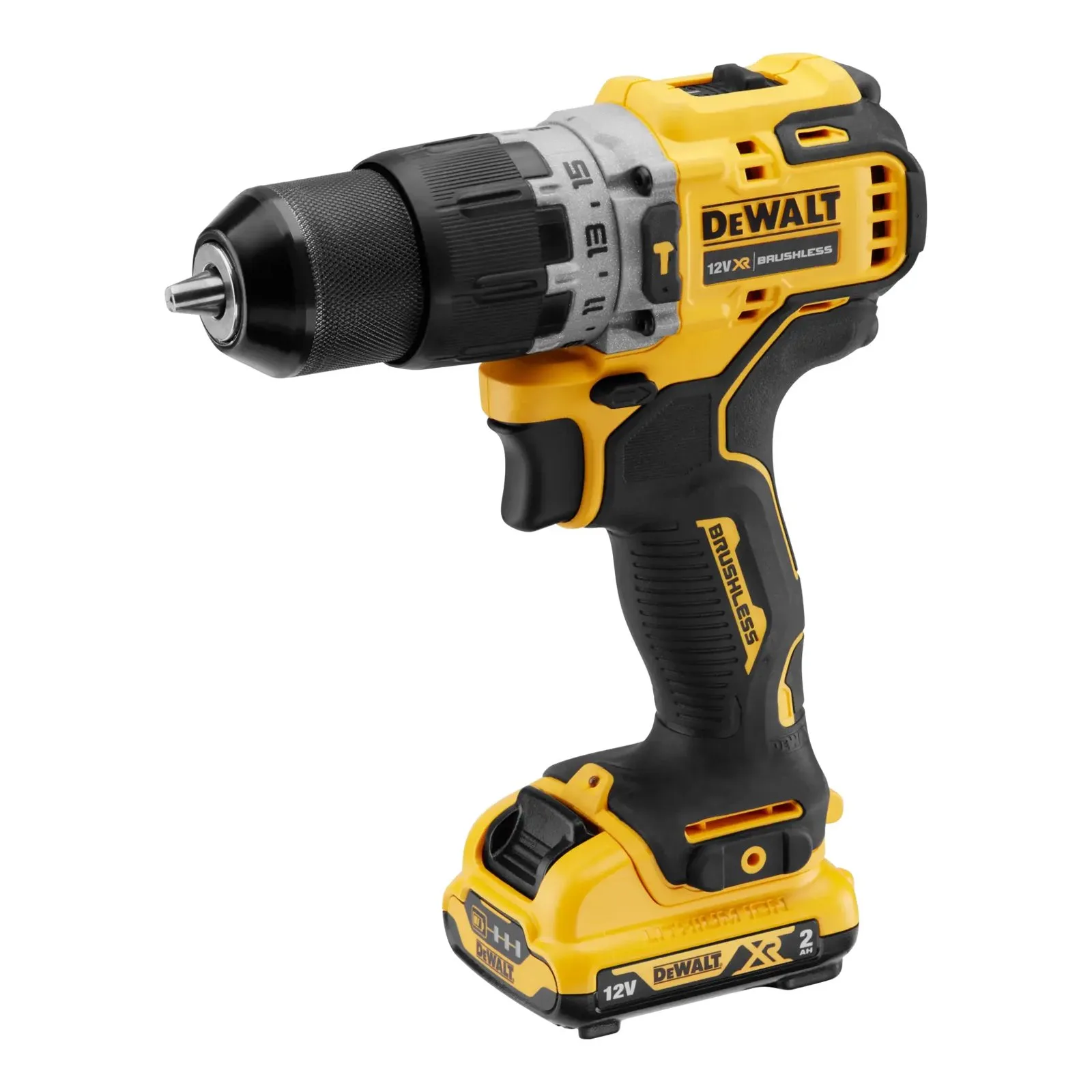Аккумуляторная дрель-шуруповерт DeWalt DCD706D2-GB — фото производителя