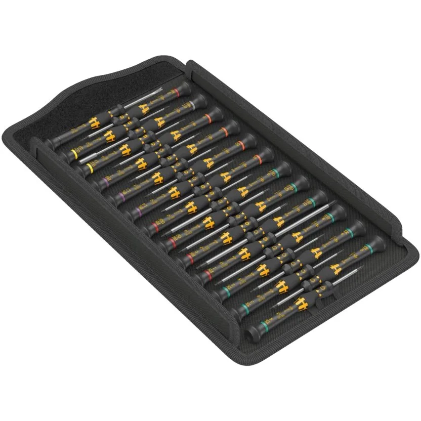 Набор отвёрток для электроники Wera Kraftform Micro ESD Big Pack 1 — фото производителя