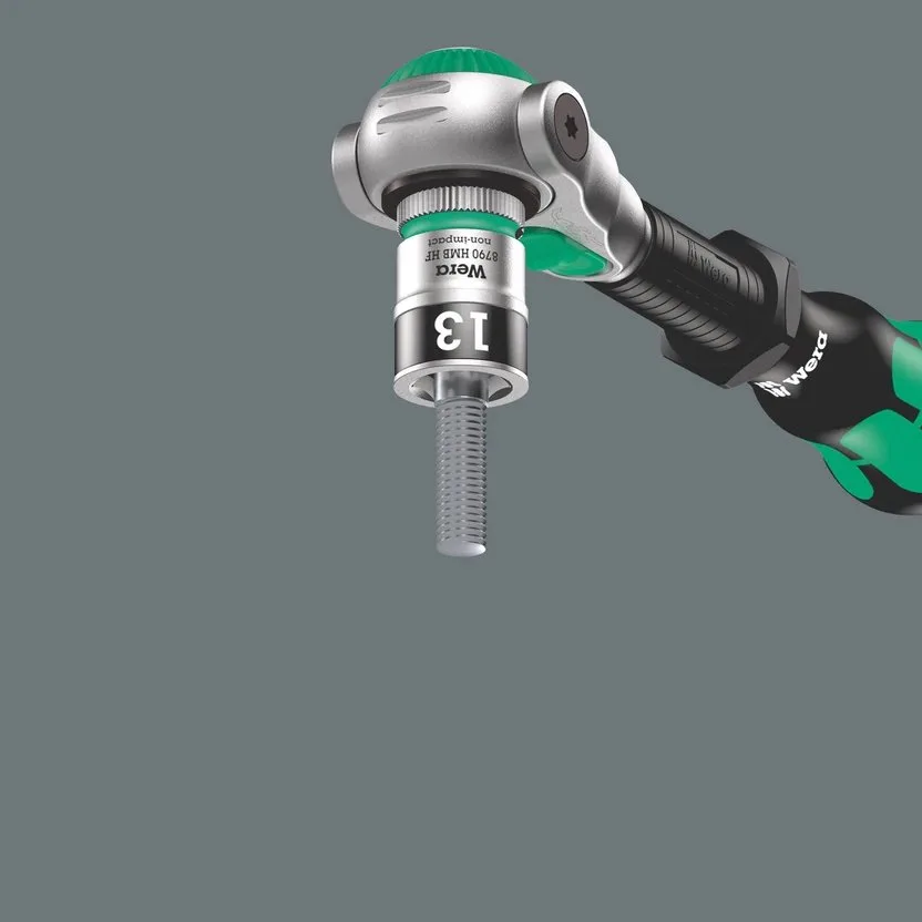 Торцовая головка Zyklop 3/8", с фиксирующей функцией Wera 8790 HMB HF — фото производителя