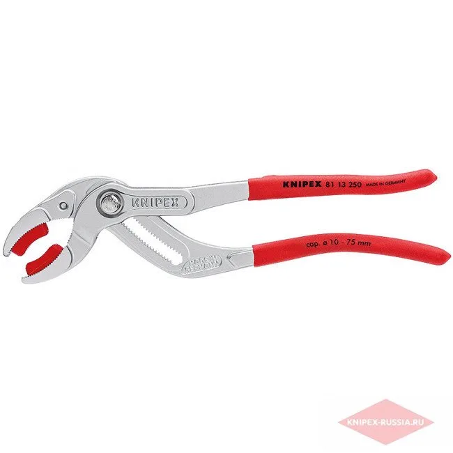 Клещи трубные захватные Knipex KN-8113250SB — фото производителя