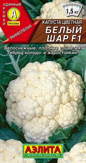 Капуста цветная Белый шар F1