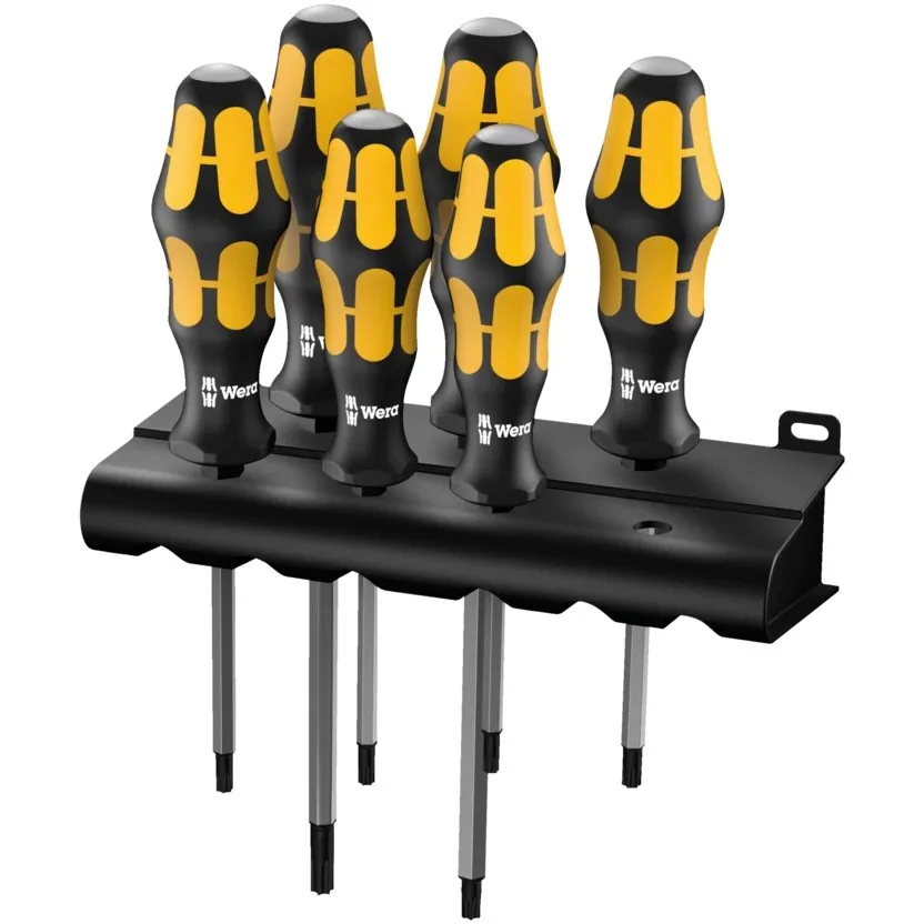Набор отверток Kraftform Wera: отвертка-резец + подставка 977/6 TORX® — фото производителя