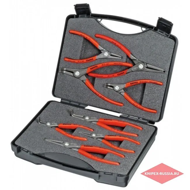 Набор прецизионных щипцов для стопорных колец Knipex KN-002125