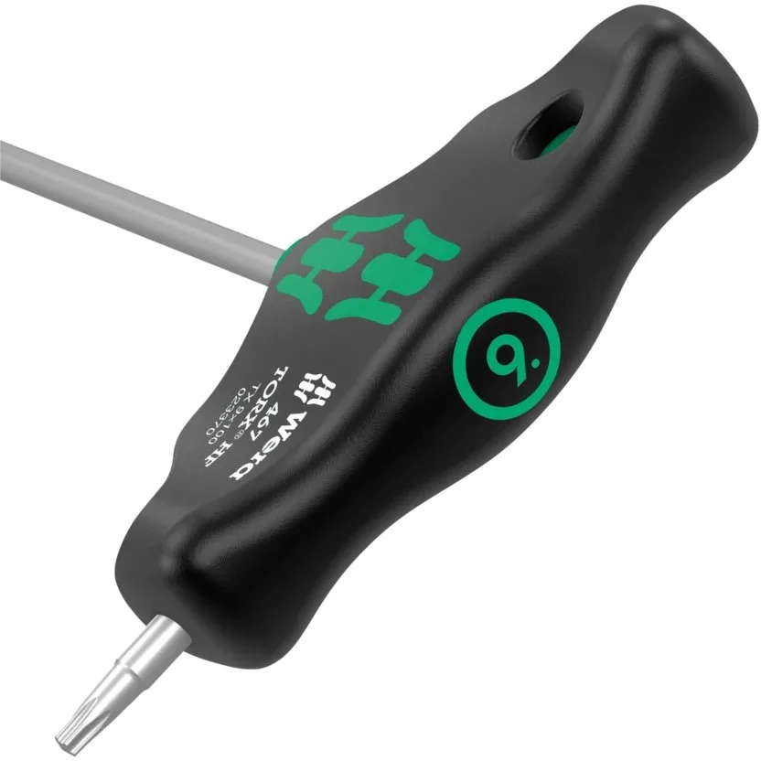 Отвёртка с поперечной ручкой, с фиксирующей функцией Wera 467 TORX® HF — фото производителя