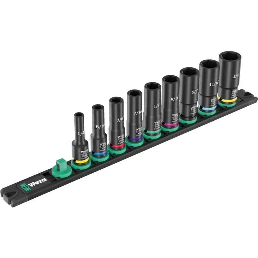 Магнитный держатель B Impaktor Deep Imperial 1 для головок, 3/8" Wera 9661 — фото производителя